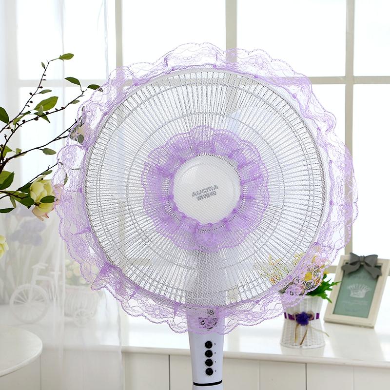 V562-H1023610040DBT-202503031721-00 Electric Fan Safety Net Cover - Anti-pinch Dustproof - Purple - Image 1