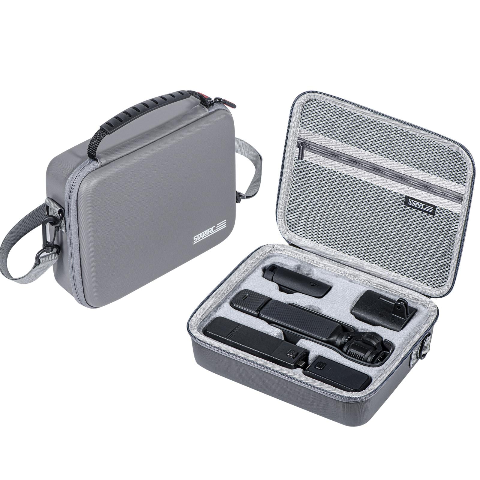 V562-H1482POD-202502212200-00 Compact Carrying Case for Dji Pocket 3 - Portable Pu Storage Box - Image 1