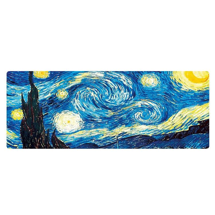 V562-H9077022060DBT-202505261230-00 Large Oil Painting Desk Rubber Mouse Pad - Starry Sky - Image 1