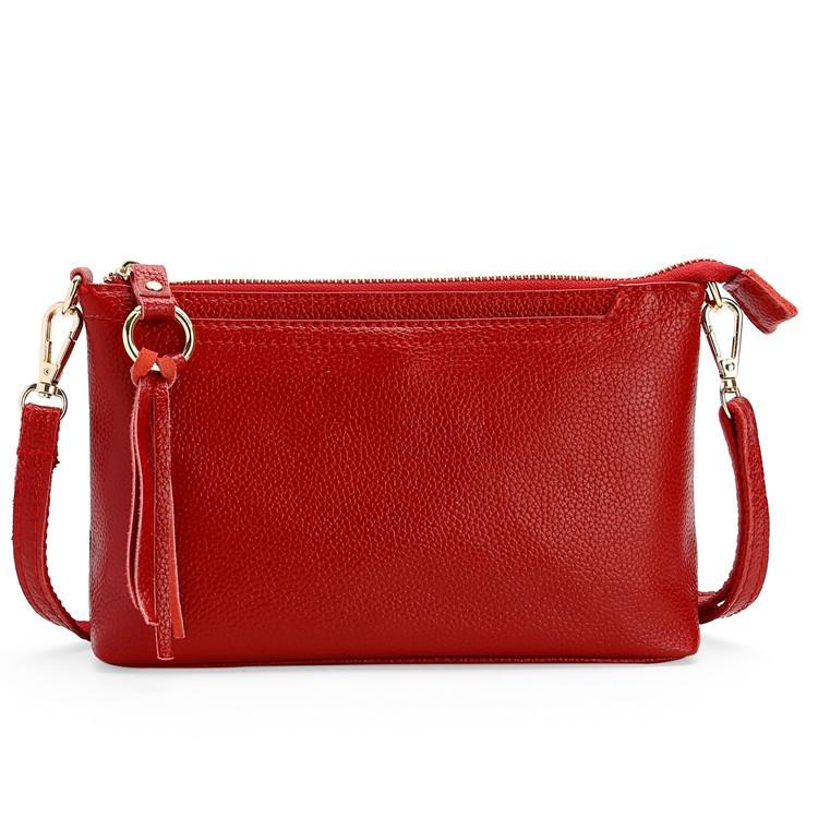 V562-J1034122750DBT-202505191505-00 Large Capacity Tassel Shoulder Bag For Women - Jujube Red - Image 1