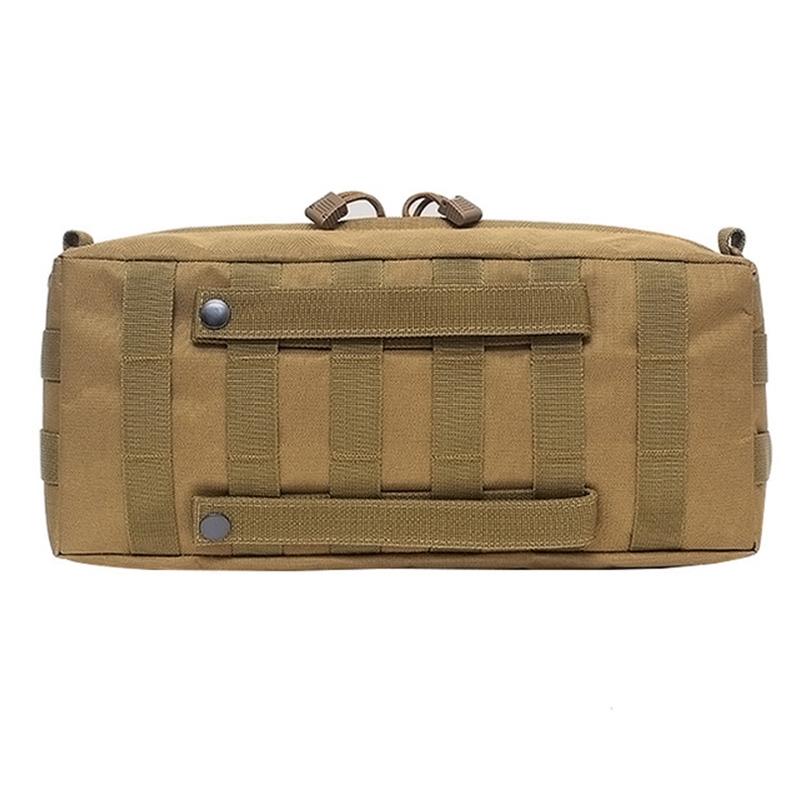 V562-K2892GO-202504251746-00 Waterproof Nylon Messenger Bag Multifunctional Outdoor Gear - Khaki - Image 1