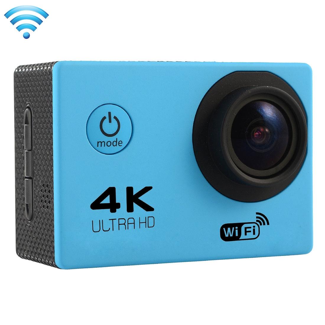 V562-L7800ACD-202502241358-00 170 Degree Wide Angle Wifi Action Camera with Waterproof Case - Supports 64gb Micro Sd - Blue - Image 1