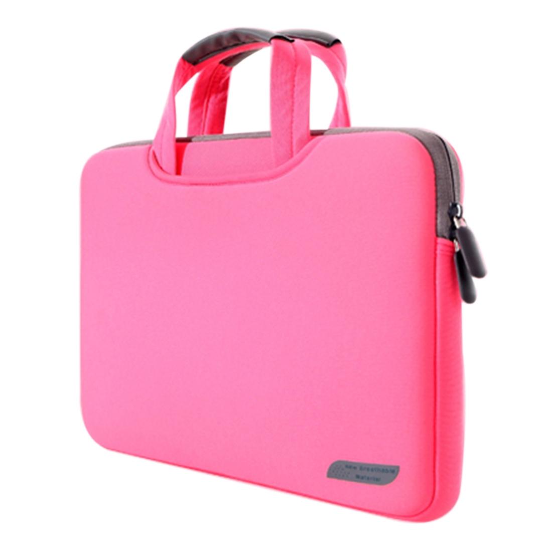 V562-M0855BL-202502281930-00 Portable Air Permeable Handheld Laptop Sleeve - 15.6 Inch - 41.5x30.0x3.5cm - Magenta - Image 1