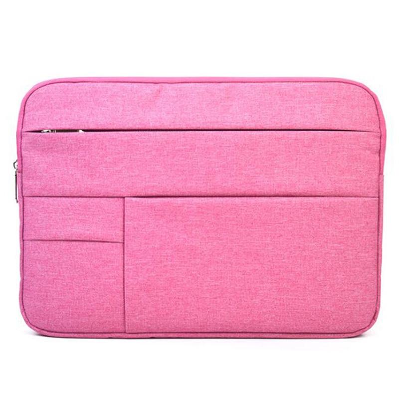 V562-M0956CH-202504022052-00 Portable Oxford Cloth Laptop Bag For 12 Macbook And Tablets - Magenta - Image 1