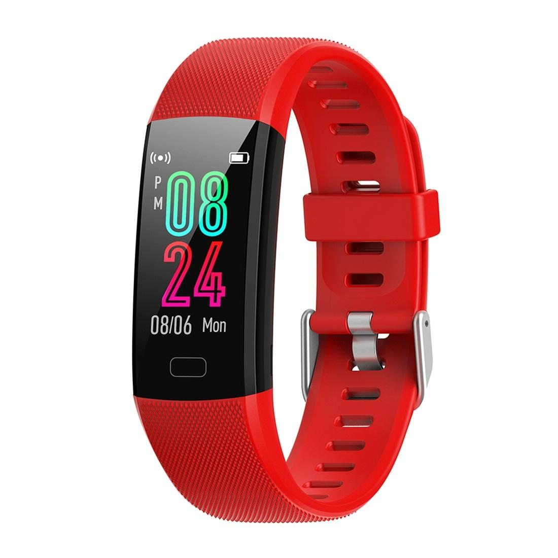 V562-R4074AC-202504252153-00 Smart Health Bracelet With Call Reminder And Monitoring - Red - Image 1