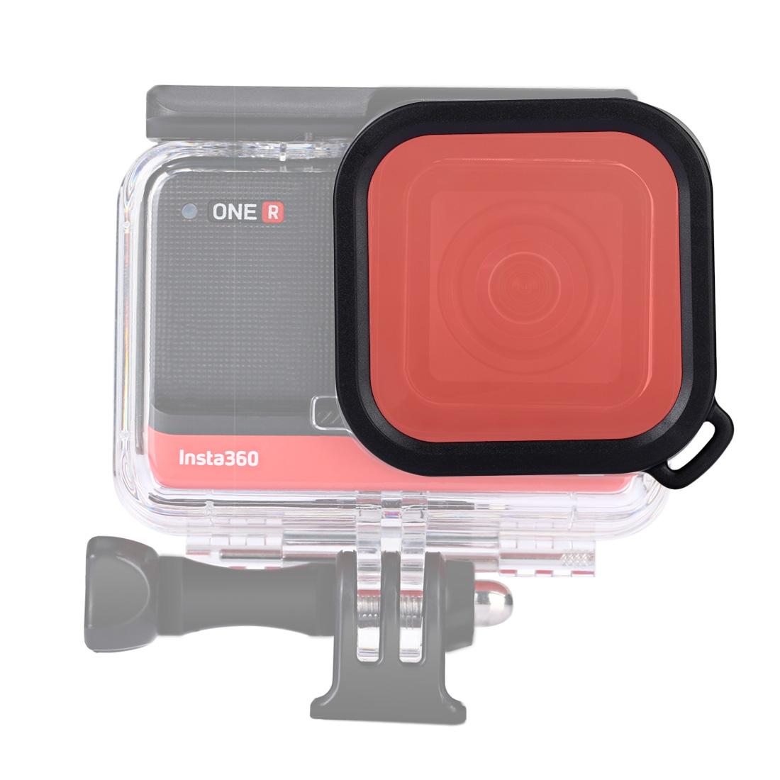 V562-R5590ACD-222220-00 Insta360 one r Diving Lens Filter for 4k / 1 Inch Edition - Red - Image 1