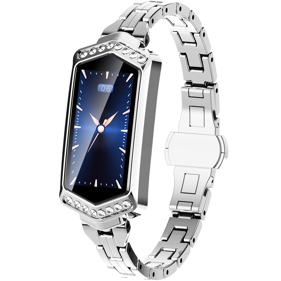 V562-S2148AC-202504252040-00 Smart Watch With Heart Rate Blood Oxygen And Sleep Monitoring - Ip67 Waterproof - Silver - Image 1
