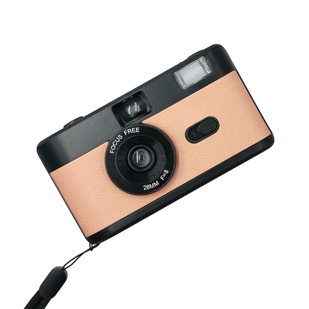 V562-T1055123060DBT-202502241430-00 Retro Manual Reusable Film Camera for Kids - no Film - Yellow - Image 1