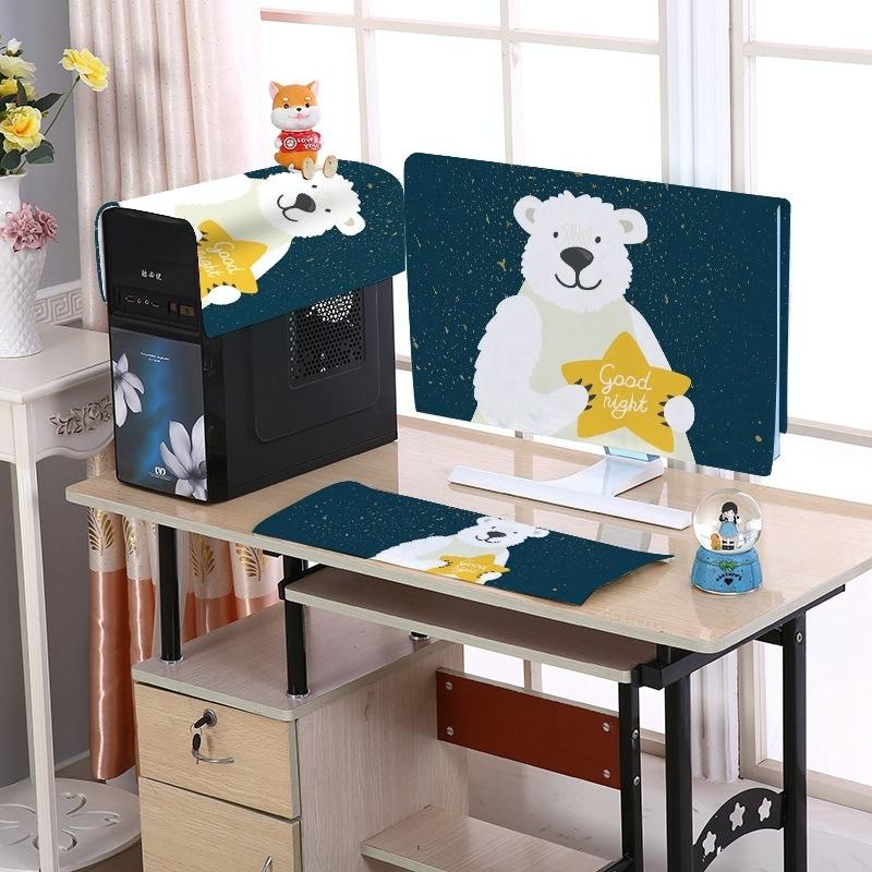 V562-W204098100ADE-202502272045-00 22 Desktop Computer Lcd Monitor Dust-proof Cover - Cloth Material - Good Night - Image 1
