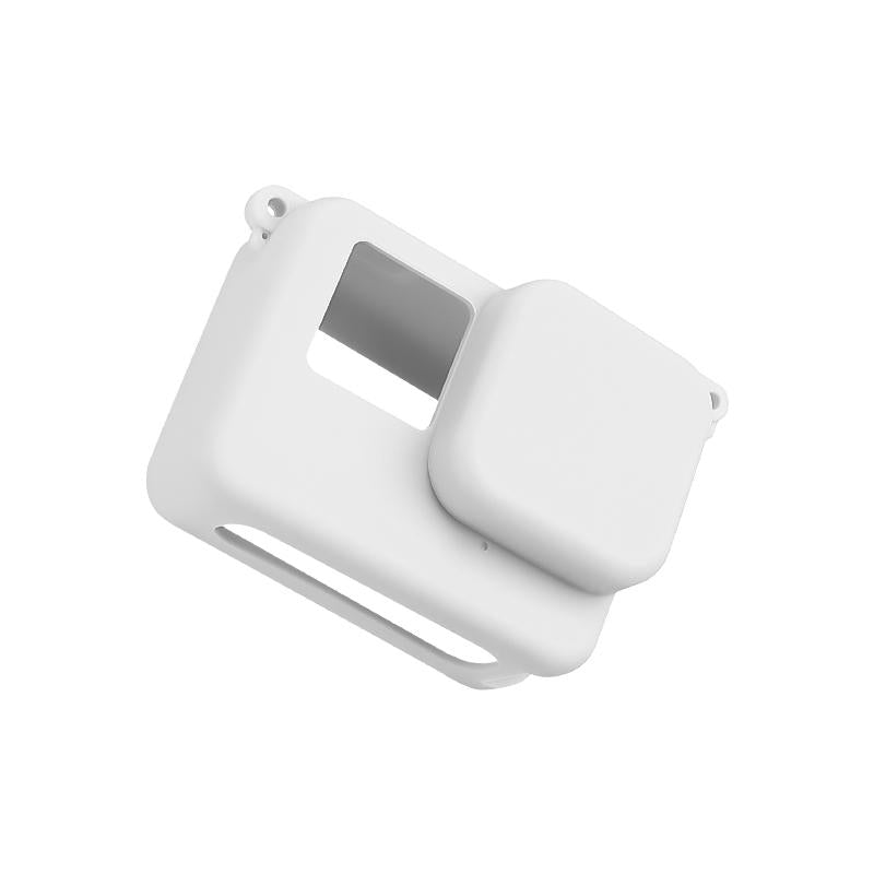 Silicone Protective Case with Lens Cap for Insta360 Ace - White