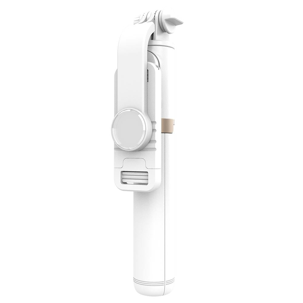 V562-W5430PCM-202502212315-00 Bluetooth Remote Selfie Stick with Tripod and Phone Holder - White - Image 1
