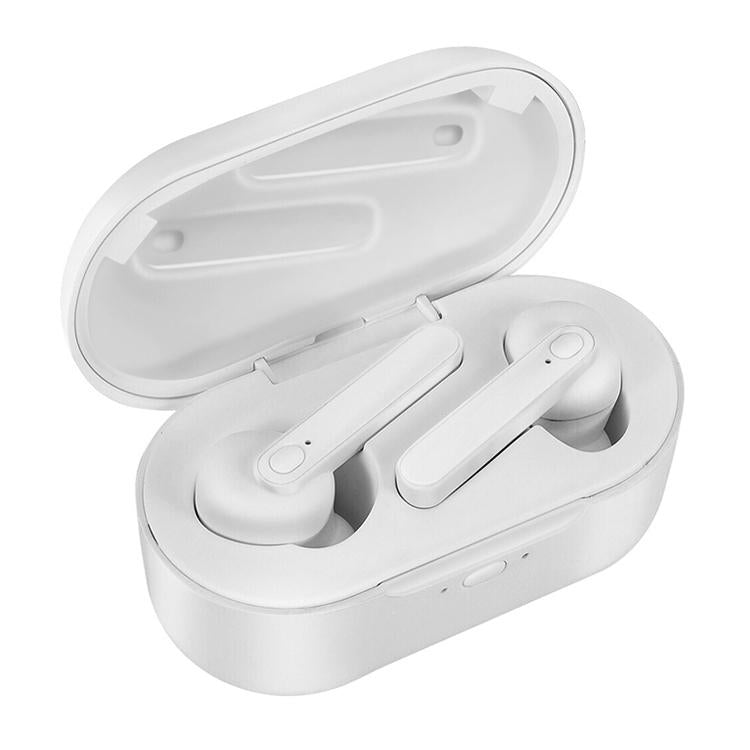 V562-W7061D6PI-202505231843-00 Waterproof Bluetooth Earphones with Magnetic Charging Box - 5.0 - White - Image 1