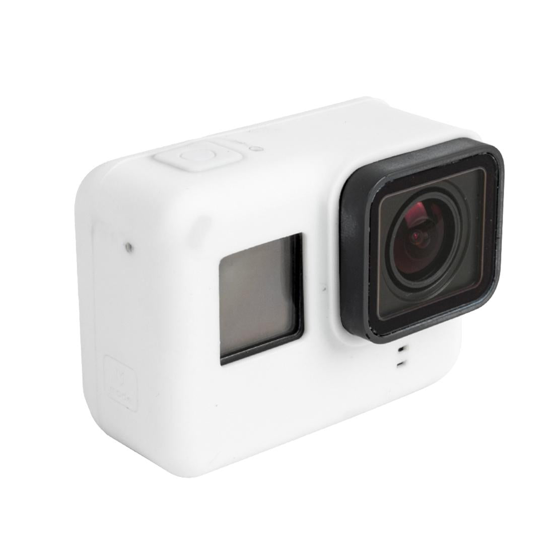 V562-W8500ACD-222056-00 Protective Silicone Case for Gopro Hero5 - White - Image 1