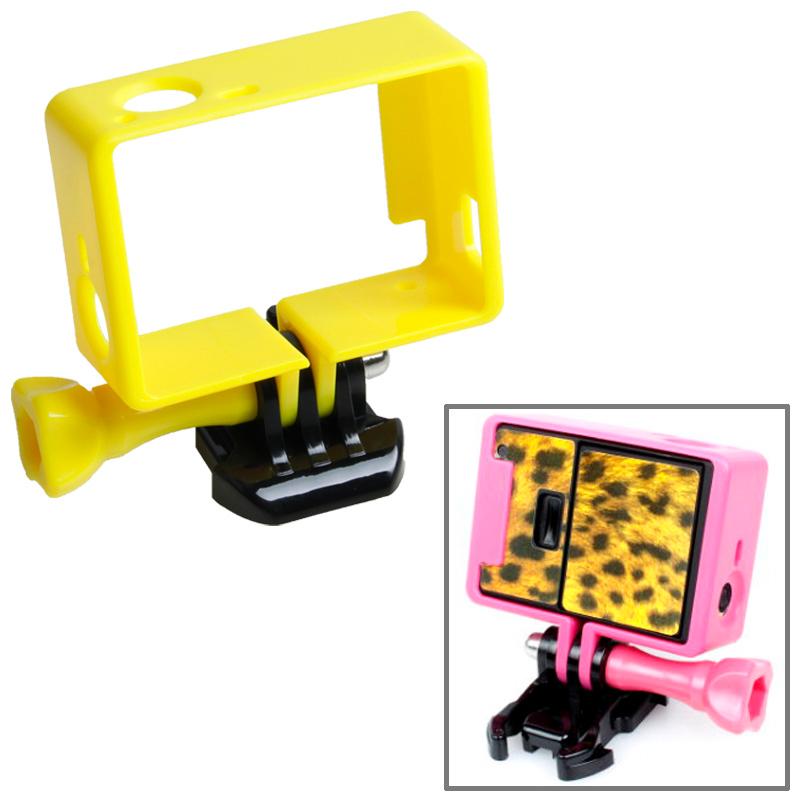 V562-Y6420-ACD-S-202509181509-00 High Quality Tripod Mount for Gopro Hero4 / 3 / 3 - Yellow - Image 1