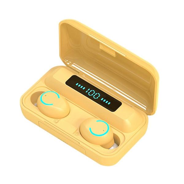 V562-Y8232SXPI-202505261837-00 Wireless Noise-cancelling Earbuds with Charging Case - Yellow - Image 1