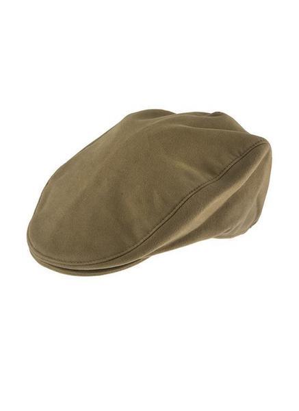 V563-1-3053-M-202503051930-00 Dents Mens Moleskin Flat Cotton Cap Ivy Hat - Camel - Medium - Image 1