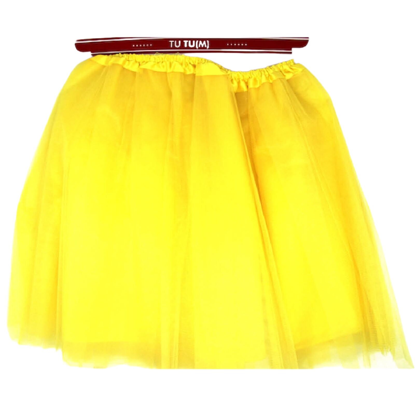 V563-10060_12-202503241901-00 Yellow Tulle Ballerina Tutu – Medium, 3-Layer Adult Costume Australia Day - Image 1