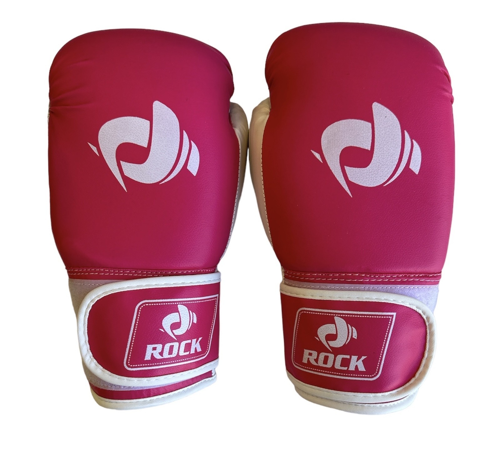 V563-1068670-150135-00 Rock Set of 2 Boxing Gloves MMA Training Fight Punch Bag Sparring Kickboxing 10oz - Image 1