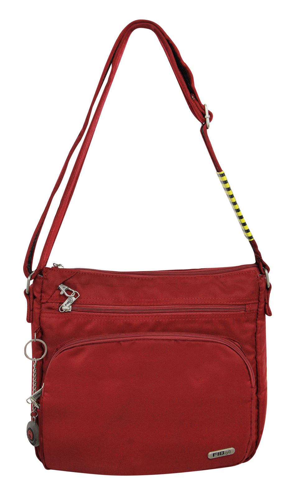 V563-1730RXXBURGUNDY-149962-00 FIB Mens Crossbody Bag Satchel Adjustable Shoulder Strap Travel - Burgundy - Image 1