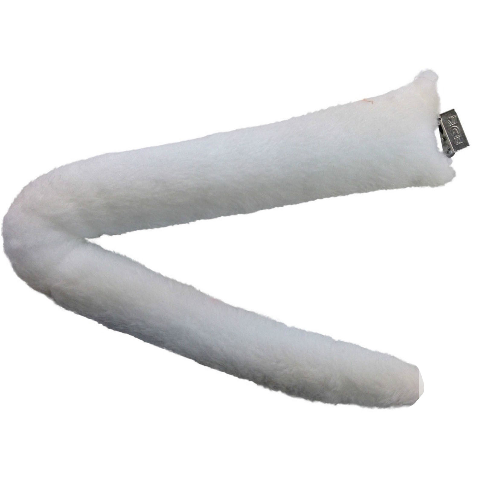 V563-17500-WHT-185055-00 ANIMAL TAIL Costume Halloween Fancy Dress Clip-On Cosplay Dog Cat - White - Image 1