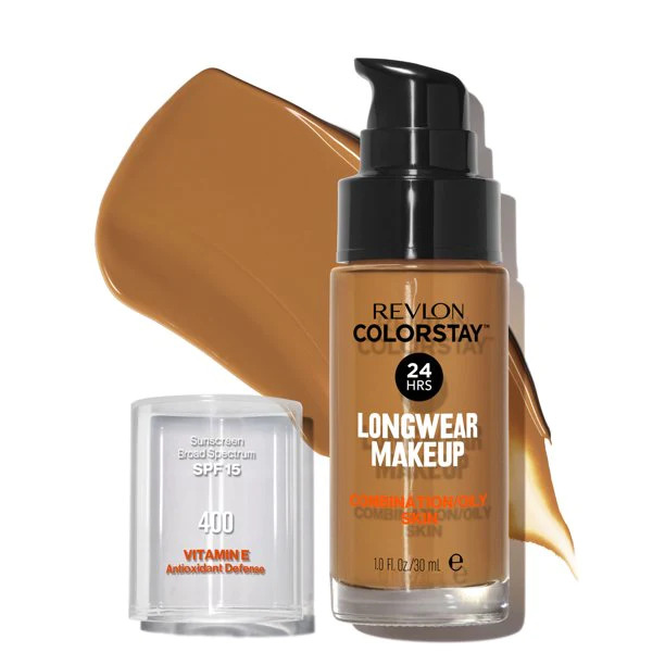 V563-309974700177-205081-00 Revlon ColorStay Makeup for Combination Oily Skin SPF 15 - Caramel 400 - 30 ml - Image 1