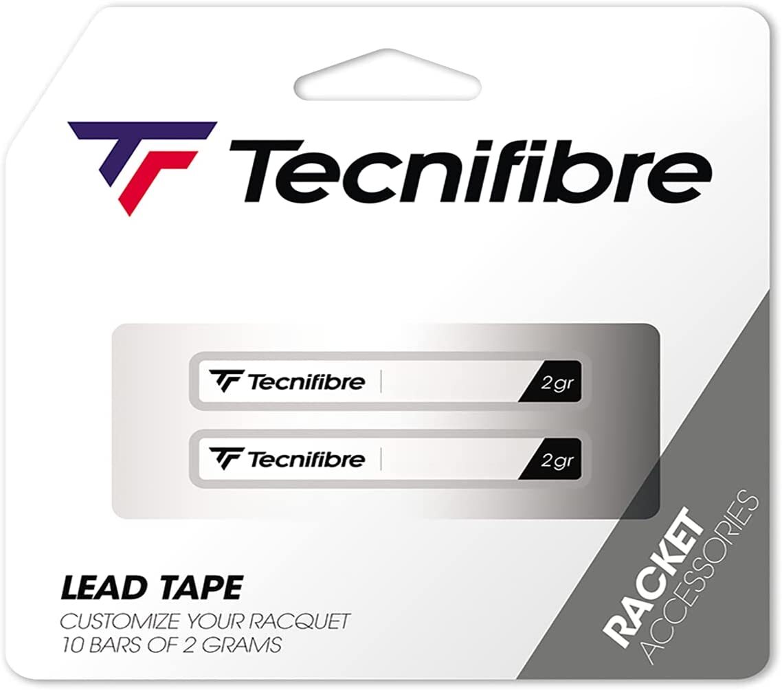V563-3490150121668-150465-00 Tecnifibre ATP Lead Tape for Tennis Racquets (10 Bars of 2g) - Image 1