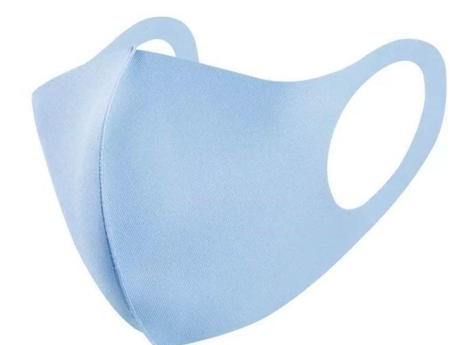 V563-59097-03-LIGHTBLUE-184654-00 SUMMER Reusable Breathable Face Mask Mouth Mask Anti Dust Haze Protective in Light Blue - Image 1