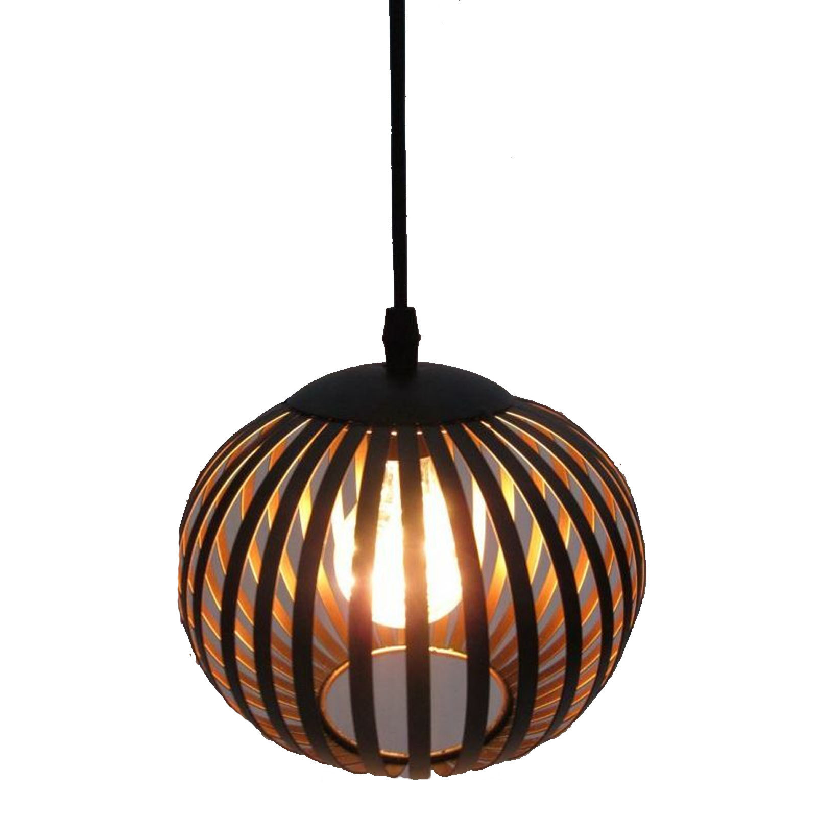 V563-75155-174026-00 Hanging Ceiling Metal LED Pendant Lamp Light Holder Base with Timer - Image 1