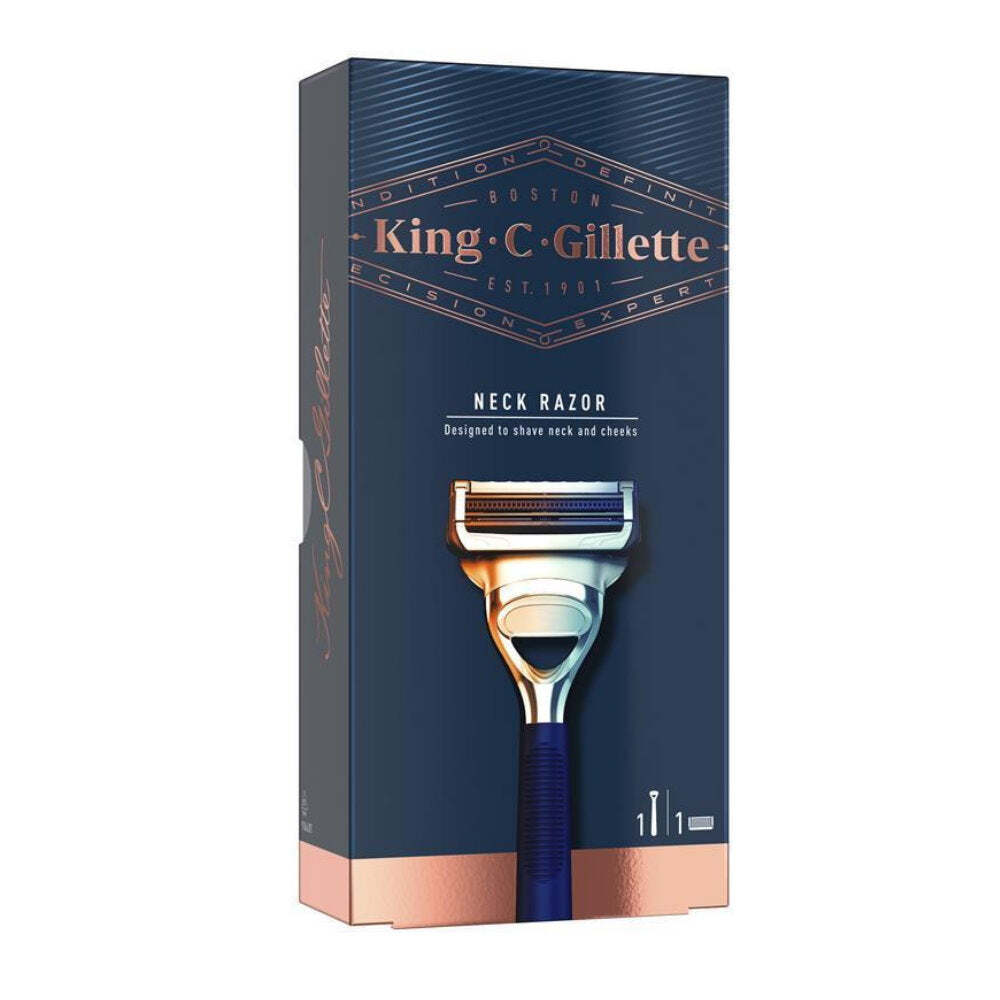 V563-7702018544615-215806-00 Gillette Razor for Neck & Cheeks - 1 Pack - Image 1