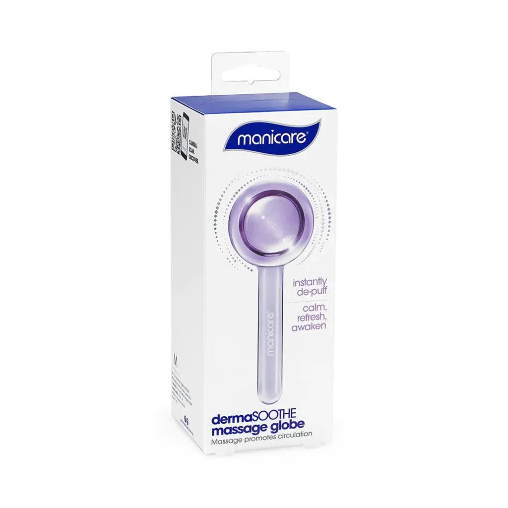 V563-9329221231125-217162-00 Manicare DermaSOOTHE Massage Globe – Calm Redness & Relieve Puffiness | Hot & Cold Compress Skincare Tool - Image 1