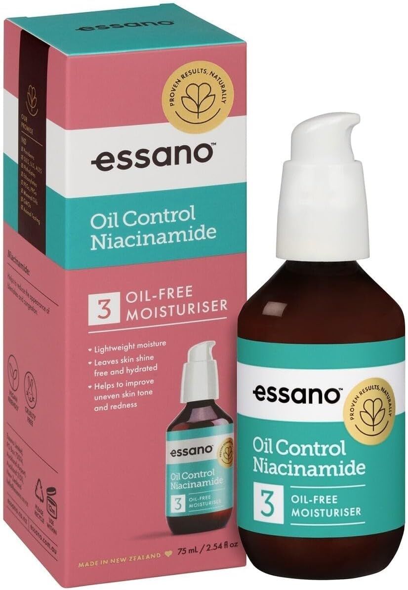 V563-9421008706465-202503200940-00 Essano Niacinamide Oil Control Face Moisturiser 75ml - Image 1