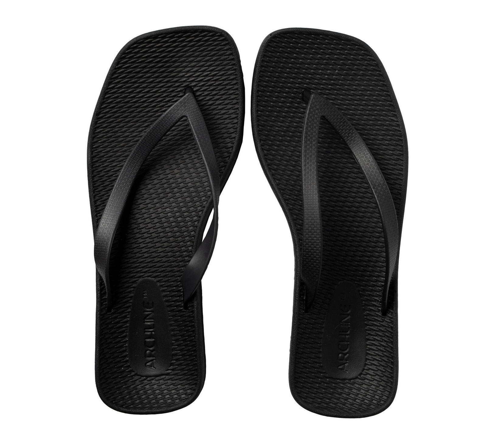 V563-ARB001-BLK-35-202507251135-00 ARCHLINE Breeze Arch Support Orthotic Thongs Flip Flops Arch Support - Black - 35 EUR (Womens 4US) - Image 1