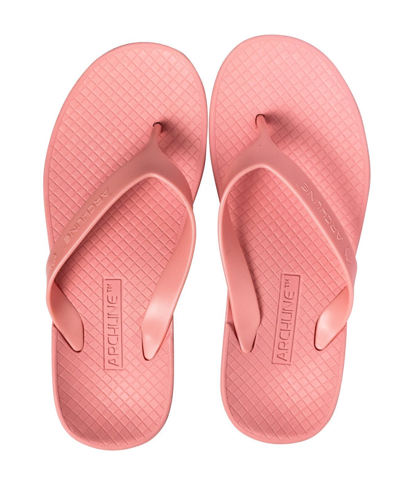 V563-ARCH011313-42-202503052225-00 ARCHLINE Orthotic Thongs Arch Support Shoes Flip Flops - Pastel Pink - EUR 42 - Image 1