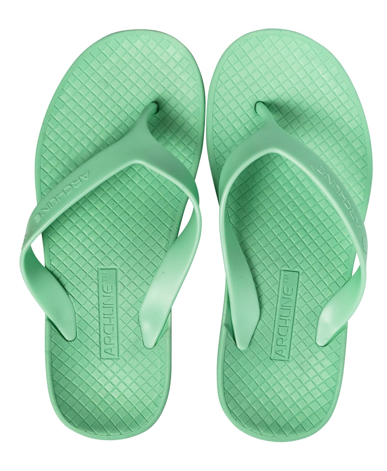 V563-ARCH011414-37-202503052151-00 ARCHLINE Orthotic Thongs Arch Support Shoes Footwear Flip Flops - Dew Green - EUR 37 - Image 1
