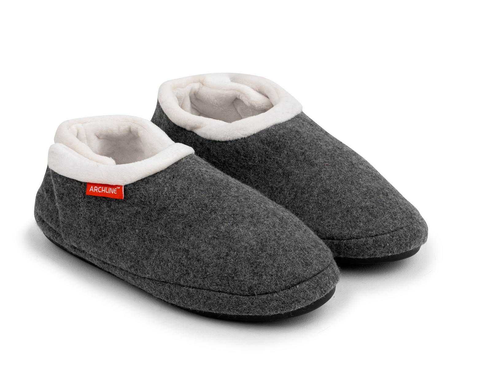 V563-ARCHLINE-CLSD-GRYMRLE-35-202507251110-00 ARCHLINE Orthotic Slippers CLOSED Arch Scuffs Orthopedic Moccasins Shoes in Grey Marle - EUR 35 - Image 1