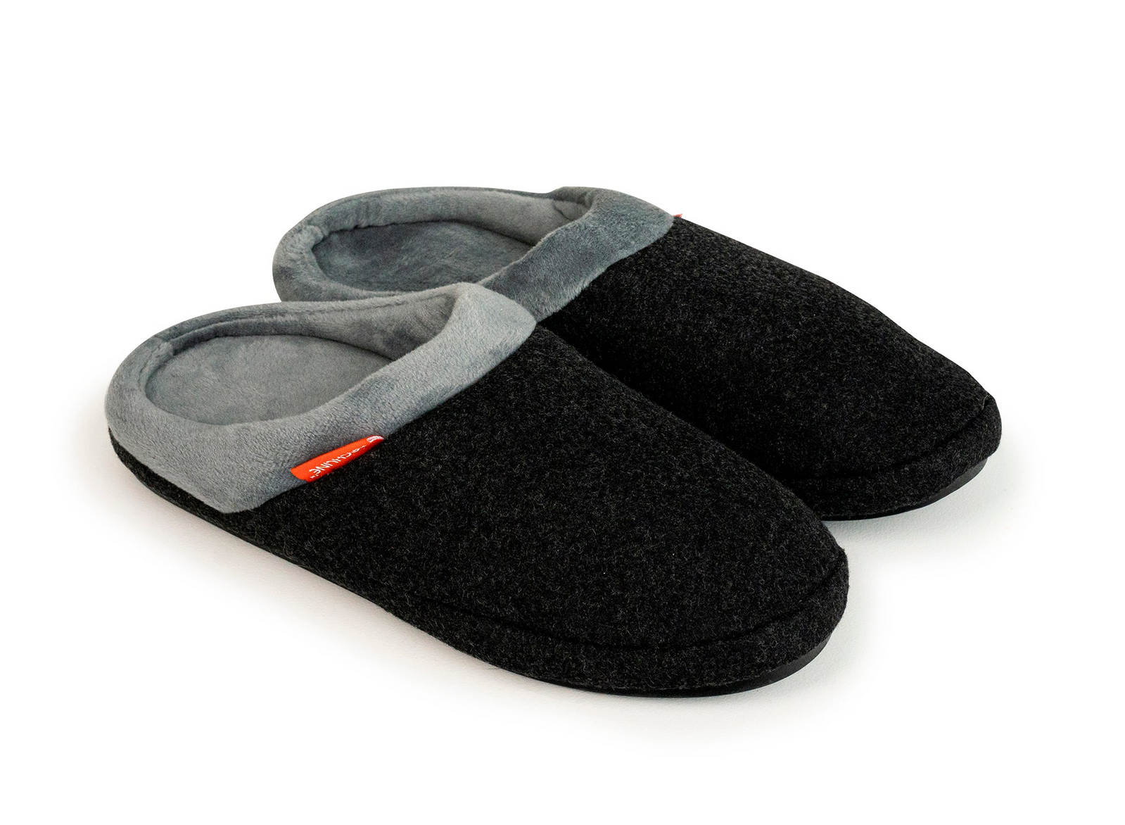 V563-ARCHLINE-SLIPON-CHMARL-39-202507251115-00 ARCHLINE Orthotic Slippers Slip On Arch Scuffs Orthopedic Moccasins in Charcoal Marle - EUR 39 - Image 1