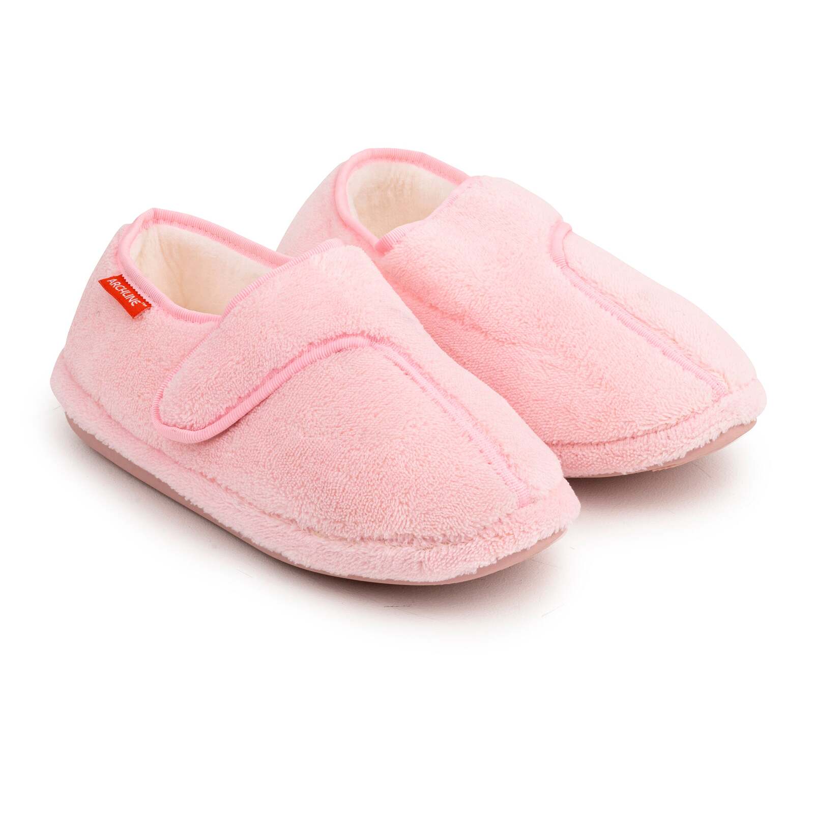 V563-AS211-35-202503051805-00 ARCHLINE Orthotic Plus Slippers Closed Scuffs Pain Relief Moccasins - Pink - EU 35 - Image 1