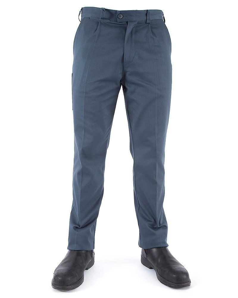 V563-BP6007_BOTTLE-122S-173956-00 Bisley BP6007 Cotton Drill Pants Trousers Workwear - Bottle Green - 122 Stout - Image 1