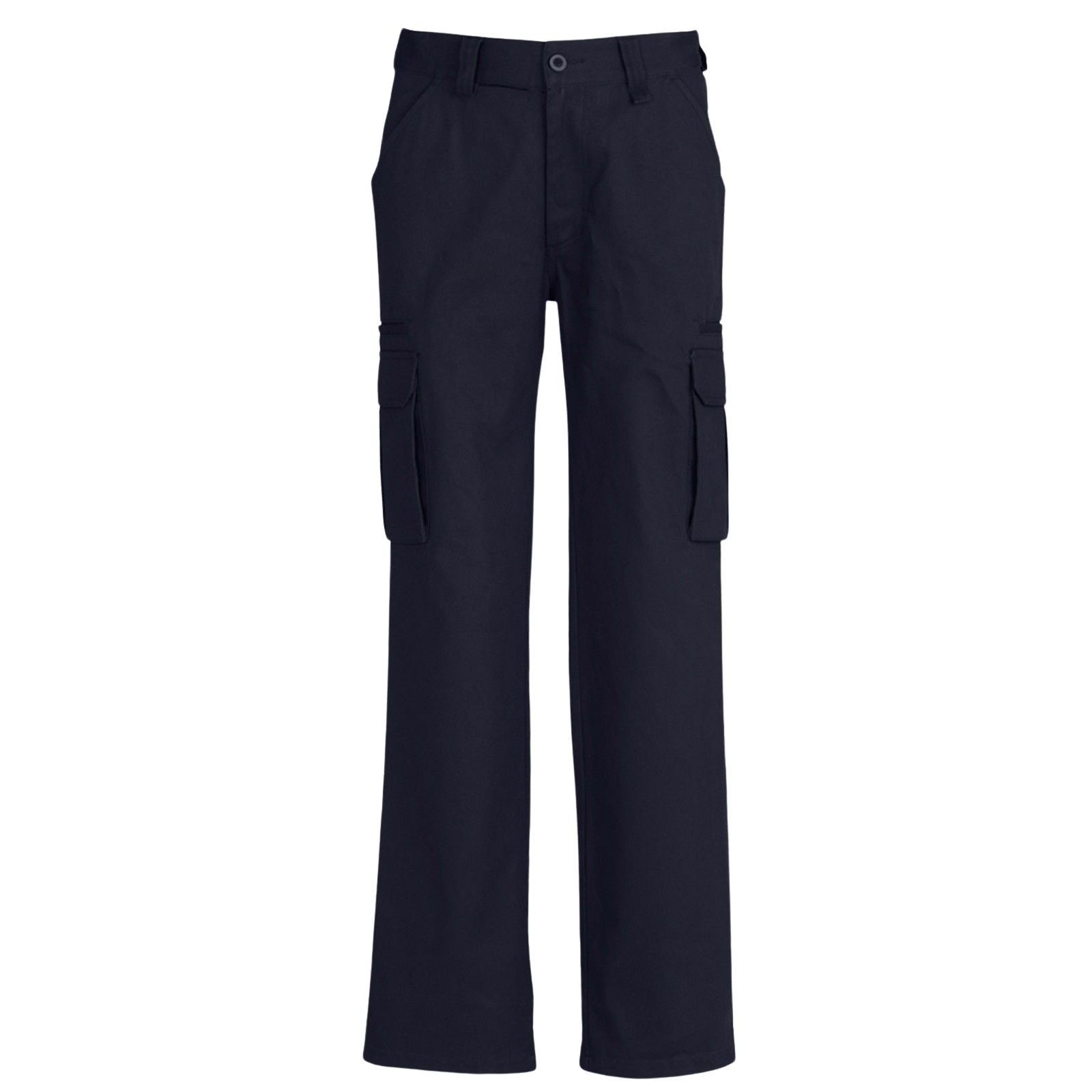 V563-BR-310GSM-NVY-127-202503051853-00 Mens CARGO PANTS Work Wear Trousers 100% COTTON Tradie Pockets Military 310gsm - Navy - 127"" - Image 1