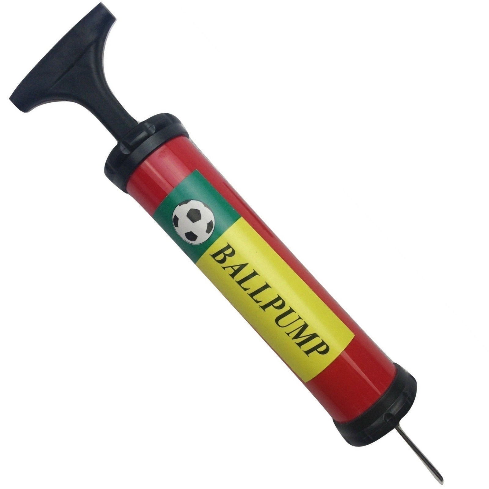 V563-BR-BALLPUMP-149829-00 BALL PUMP Air Inflator Soccer Basketball Football Needle Yoga Fitness Portable - Image 1