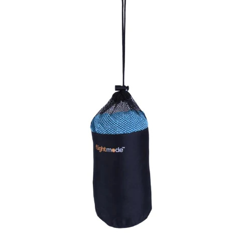 V563-FM0064-BLUE-150154-00 Microfibre Travel Towel Fast Drying Gym Sport Camping Swimming Hiking Workout - Image 1