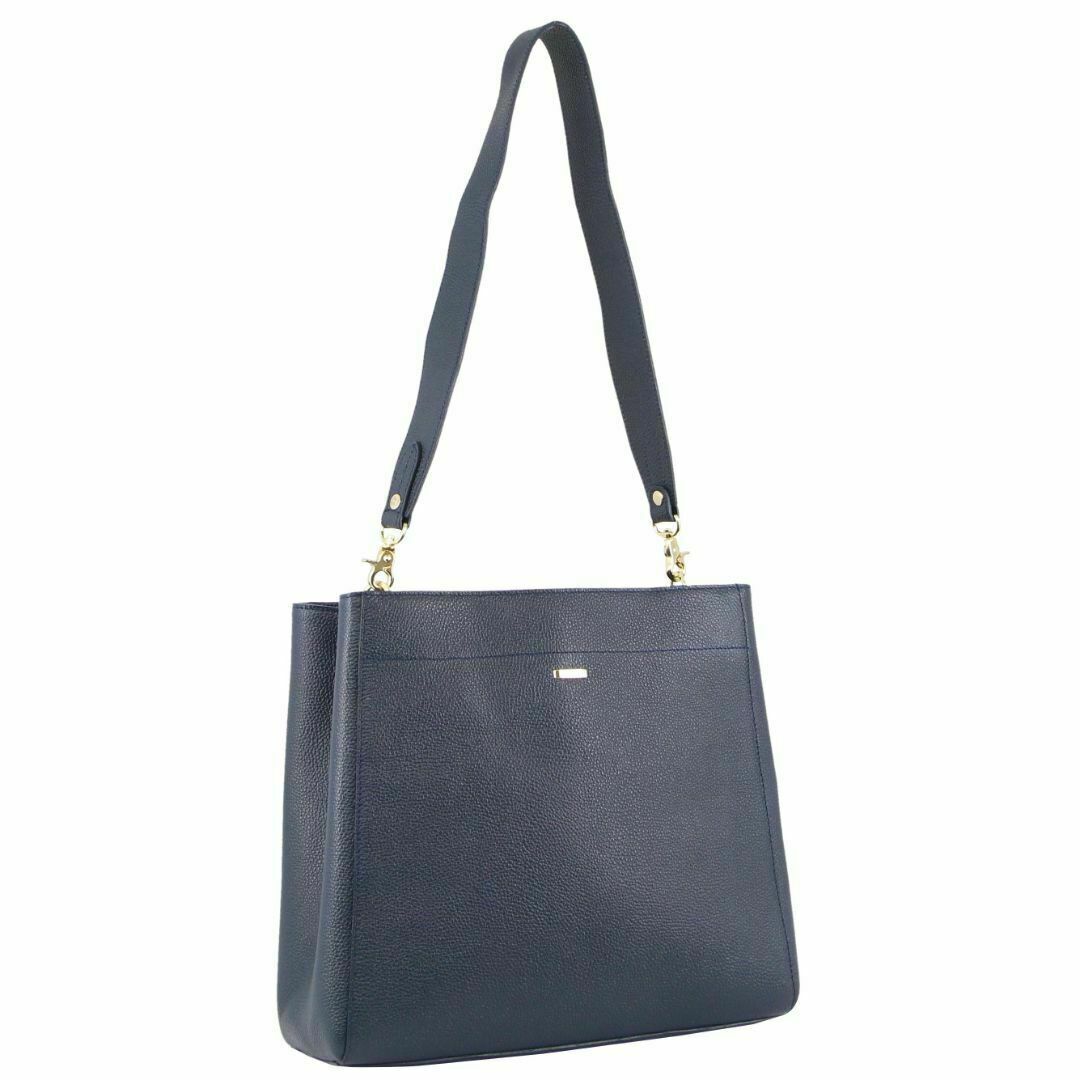 V563-MO-3160-NAVY-173292-00 Morrissey Ladies Italian Structured Leather Cross Body Handbag Bag Womens - Navy - Image 1