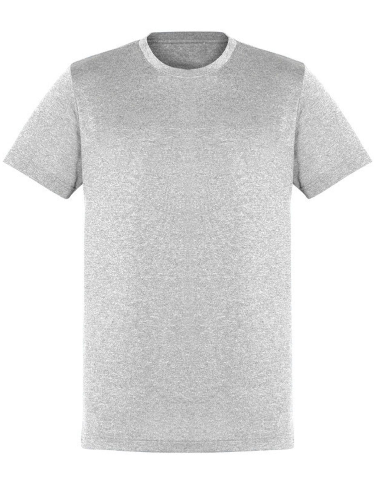 V563-MPLAINT-GRYMRLE-XL-202503051926-00 Plain T-Shirt 100% COTTON Basic Blank Tee Mens Ladies Casual BULK Adults - Grey Marle - XL - Image 1