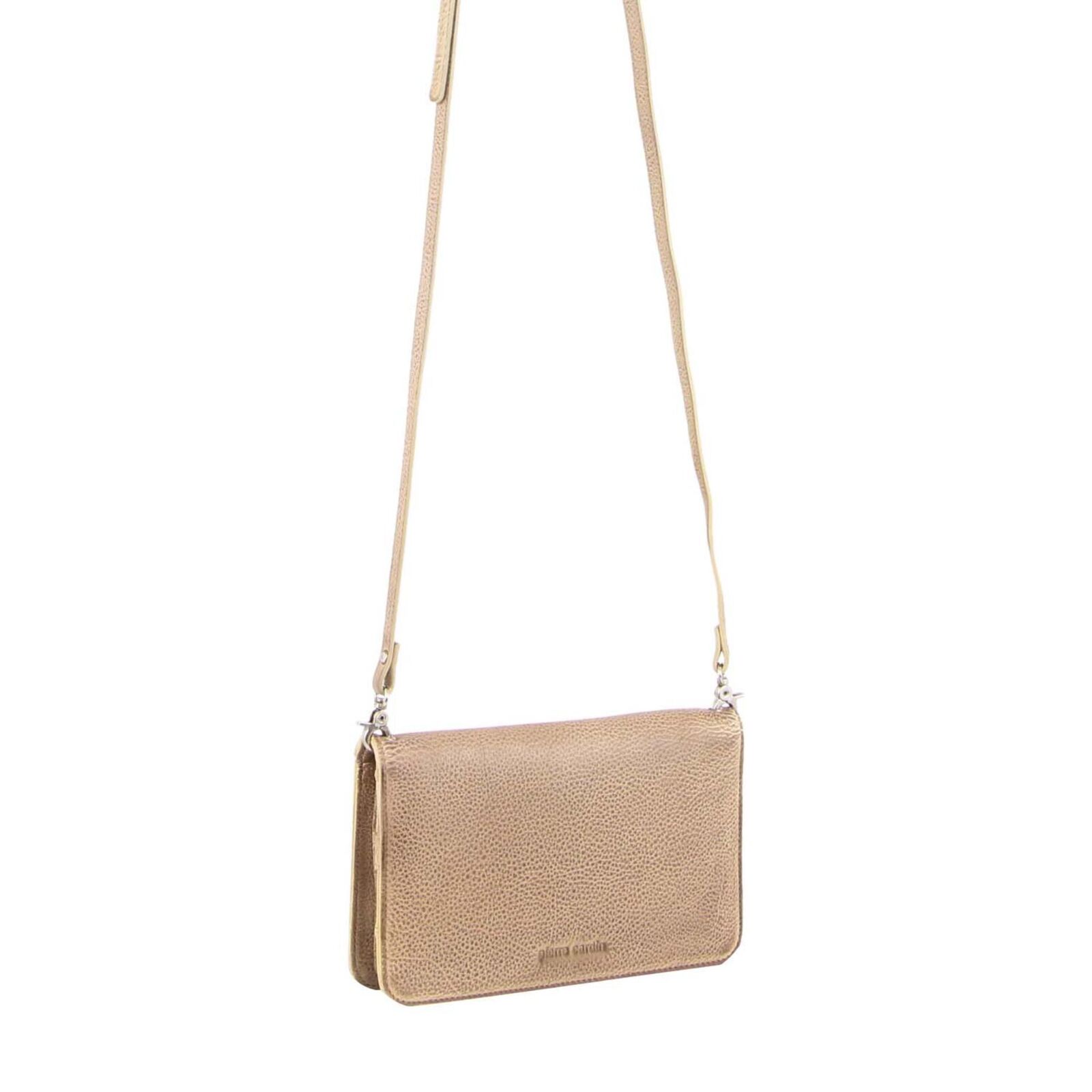 V563-PC-1184-LATTE-174457-00 Pierre Cardin Ladies Womens Clutch Leather Wallet Purse RFID Protected - Latte - Image 1