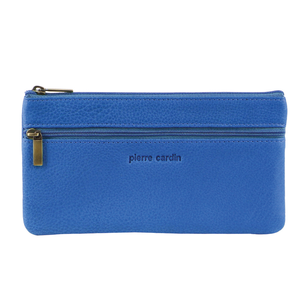 V563-PC-1488-AQUA-173958-00 Pierre Cardin Ladies Womens Genuine Soft Leather Wallet Case Purse - Aqua - Image 1