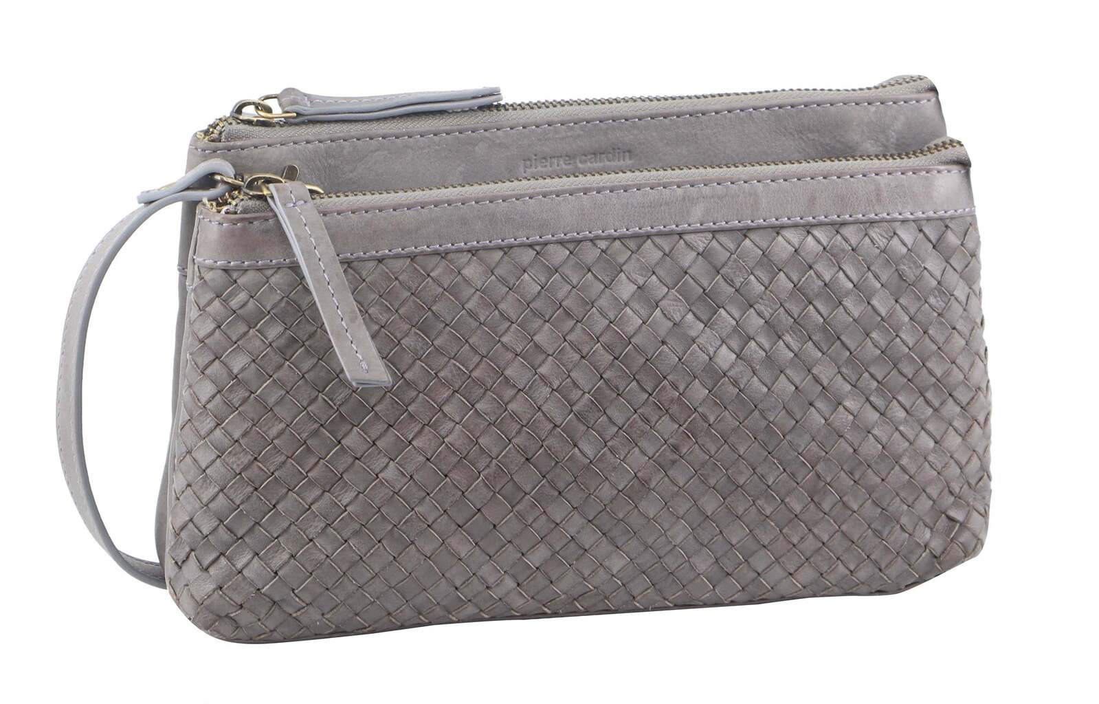 V563-PC-3283-SBLUE-174308-00 Pierre Cardin Woven Ladies Crossbody/ Clutch Bag - Sky Blue - Image 1