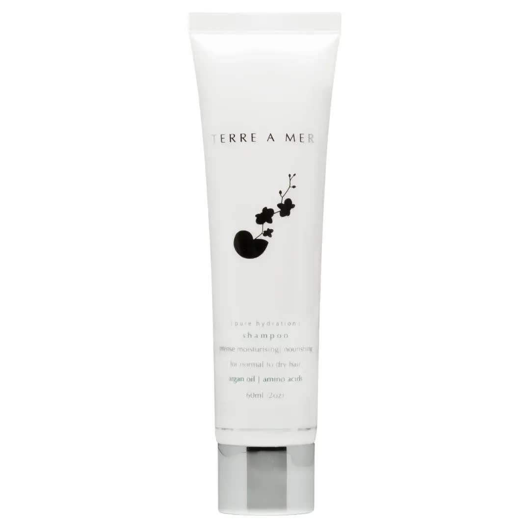V563-PH_TRVL_SHAMPOO-1PCS-202503072111-00 Terre A Mer Pure Hydration Amino Acid/Argan Oil Shampoo - 60ml Travel Size - Image 1