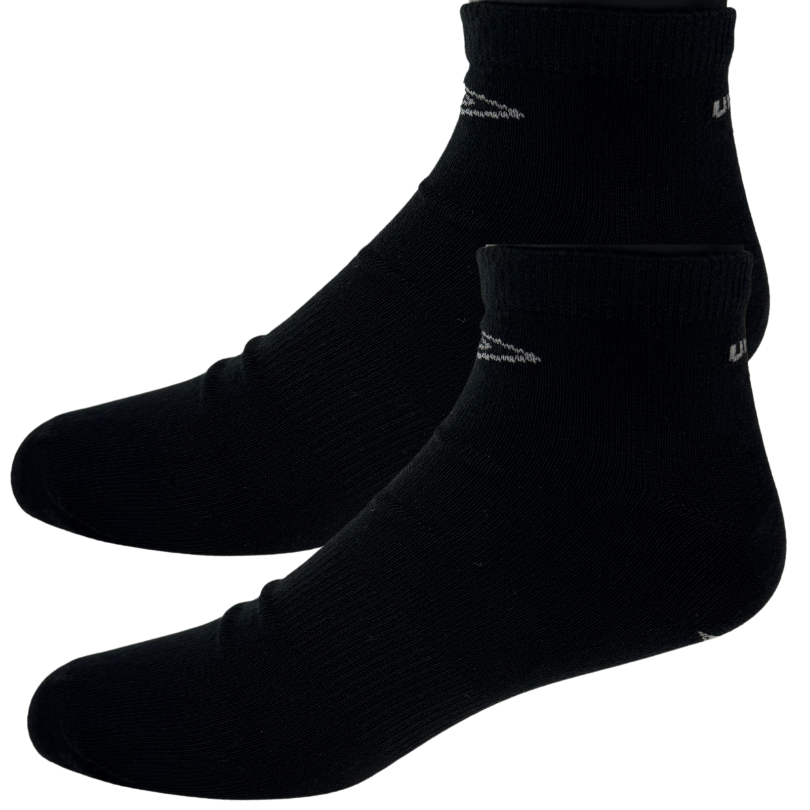 V563-UMBRO-BLACK-39-42-202503041222-00 Umbro Mens Trainer Ankle Socks - Black - 1 Pack of 3 Pairs - EU 39-42 - Image 1