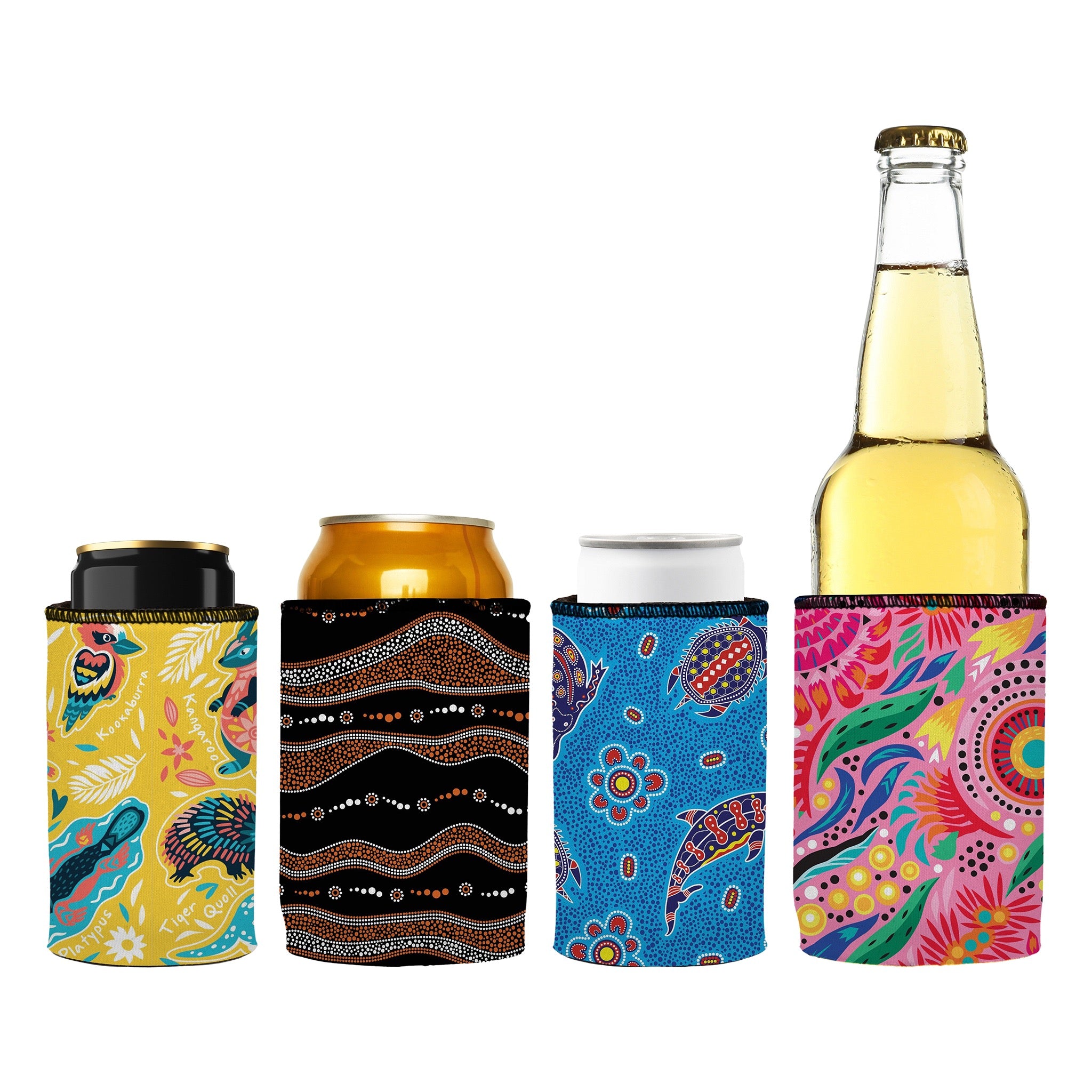 V570-ST-2011-2603-2755-2993-A-202503260906-00 Australian Stubby Cooler 4-Pack - Standard - Image 1