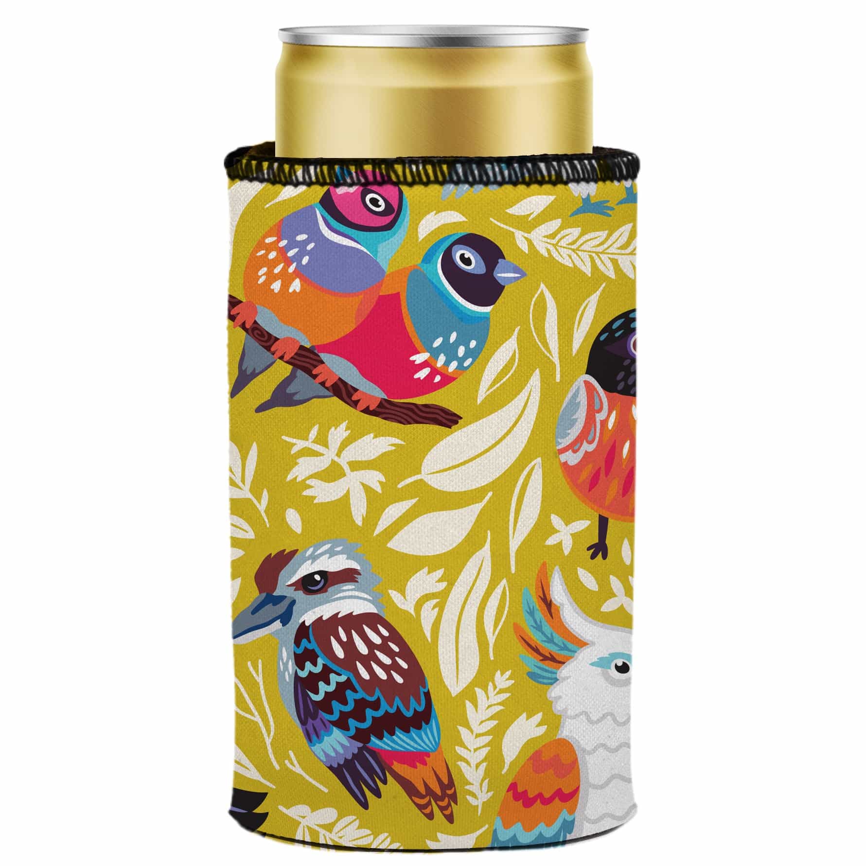 V570-ST-2021-A-202503260852-00 Aussie Birds II Stubby Cooler - Standard - Image 1